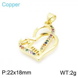 Copper Pendant （ Mother's Day） - KP97444-Z