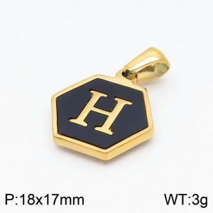 Stainless Steel Gold-plating Pendant - KP97665-LB