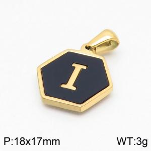 Stainless Steel Gold-plating Pendant - KP97666-LB