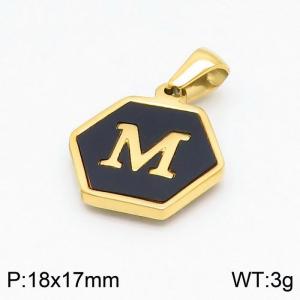 Stainless Steel Gold-plating Pendant - KP97670-LB