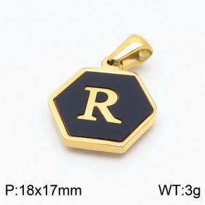 Stainless Steel Gold-plating Pendant - KP97675-LB