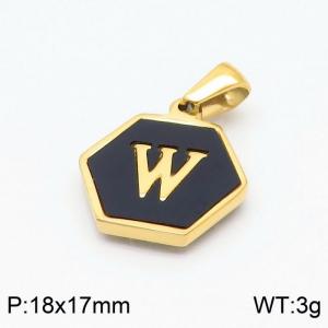 Stainless Steel Gold-plating Pendant - KP97680-LB