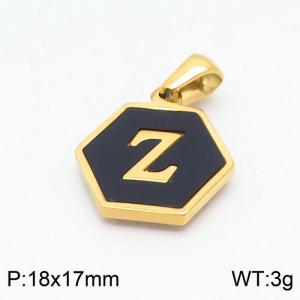 Stainless Steel Gold-plating Pendant - KP97683-LB