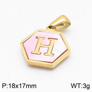 Stainless Steel Gold-plating Pendant - KP97691-LB