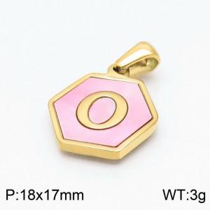 Stainless Steel Gold-plating Pendant - KP97698-LB