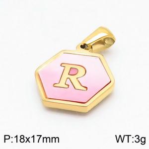 Stainless Steel Gold-plating Pendant - KP97701-LB