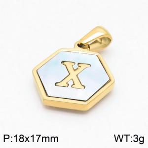 Stainless Steel Gold-plating Pendant - KP97731-LB