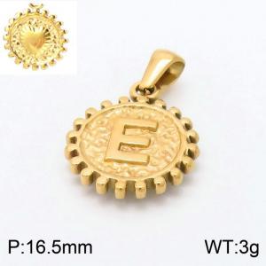 Stainless Steel Gold-plating Pendant - KP97842-LB