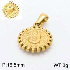 Stainless Steel Gold-plating Pendant - KP97847-LB