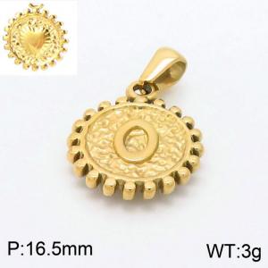Stainless Steel Gold-plating Pendant - KP97852-LB