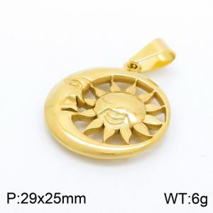 Stainless Steel Gold-plating Pendant - KP97970-KD