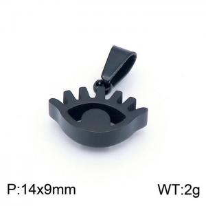 Stainless Steel Black-plating Pendant - KP98395-TJG