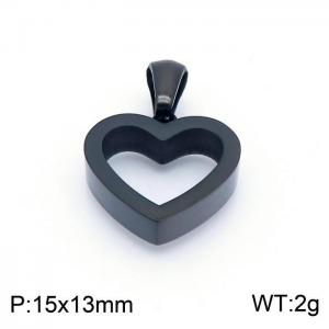 Stainless Steel Black-plating Pendant - KP98403-TJG