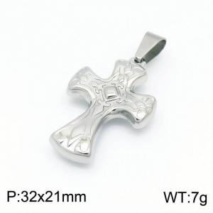 Stainless Steel Cross Pendant - KP98990-Z
