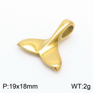 Stainless Steel Gold-plating Pendant - KP99299-KHX
