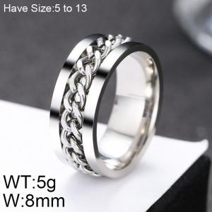 Stainless Steel Special Ring - KR101430-WGRH