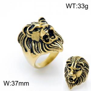 Stainless Steel Gold-plating Ring - KR102427-LK