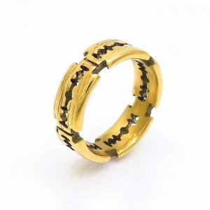 Stainless Steel Gold-plating Ring - KR102902-TLX