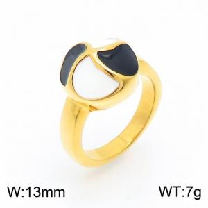 Stainless Steel Gold-plating Ring - KR102960-LK
