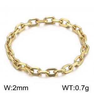 Stainless Steel Gold-plating Ring - KR104077-Z