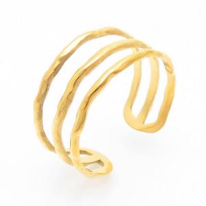 Stainless Steel Gold-plating Ring - KR104153-YX