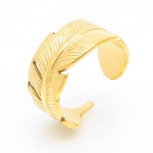 Stainless Steel Gold-plating Ring - KR104155-YX