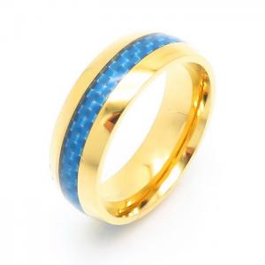 Stainless Steel Gold-plating Ring - KR104415-TBC