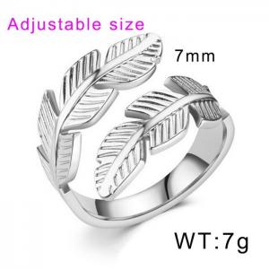 Stainless Steel Special Ring - KR104502-WGDC