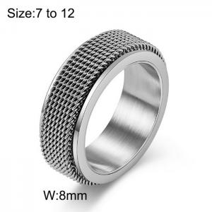 Titanium woven mesh rotary decompression ring - KR105248-WGQF