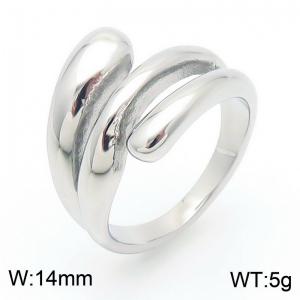 Stainless Steel Special Ring - KR110105-K