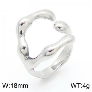 Stainless Steel Special Ring - KR110106-K