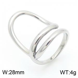 Stainless Steel Special Ring - KR110107-K