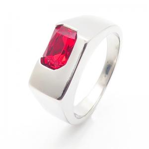 Stainless Steel Stone&Crystal Ring - KR111610-TLX