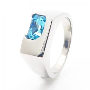 Stainless Steel Stone&Crystal Ring - KR111618-TLX