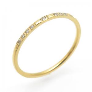 Stainless Steel Stone&Crystal Ring - KR111960-YH