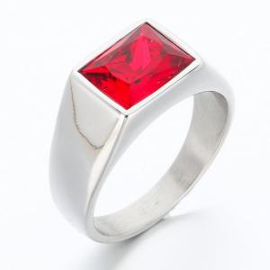 Stainless Steel Stone&Crystal Ring - KR112264-TGX