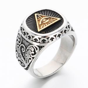 Stainless Steel Gold-plating Ring - KR112274-TGX