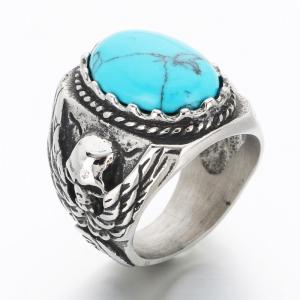 Stainless Steel Stone&Crystal Ring - KR112285-TGX