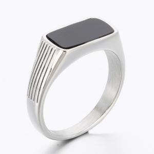 Stainless Steel Stone&Crystal Ring - KR112548-TSC