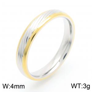 Simple Geometric Women's Ring - KR112678-GC