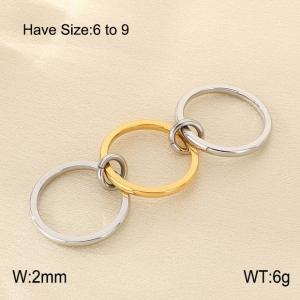Stainless Steel  Ring - KR114300-Z