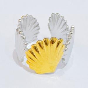 Stainless Steel Gold-plating Ring - KR114303-SXSJ