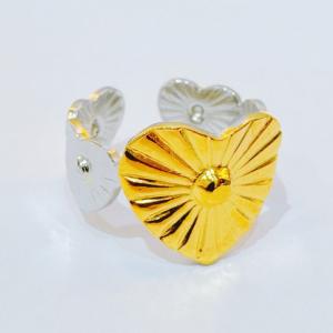 Stainless Steel Gold-plating Ring - KR114311-SXSJ