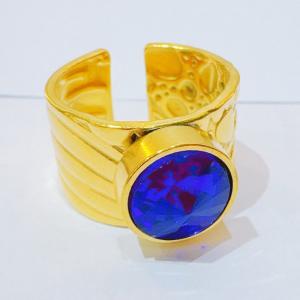 Stainless Steel Gold-plating Ring - KR114329-SXSJ