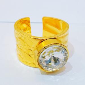 Stainless Steel Gold-plating Ring - KR114330-SXSJ