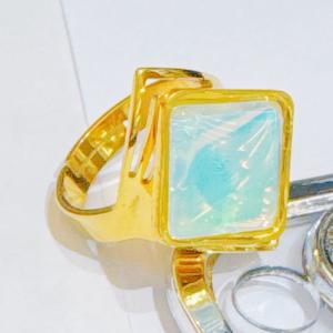 Stainless Steel Gold-plating Ring - KR114332-SXSJ