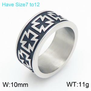 Stainless Steel Special Ring - KR114474-MZOZ