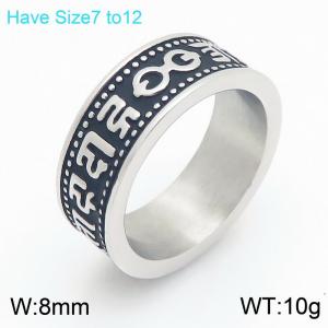 Stainless Steel Special Ring - KR114475-MZOZ