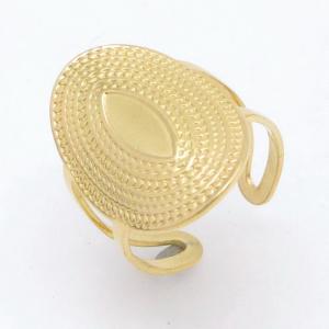 Stainless Steel Gold-plating Ring - KR114579-CX