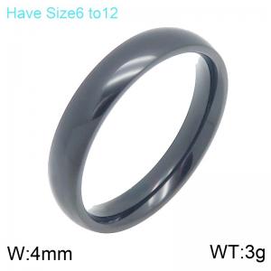 Stainless steel jewelry curved ring simple and fashionable - KR114662-GC